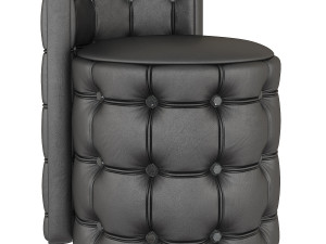 modern 11098 puffy chair 3D मॉडल
