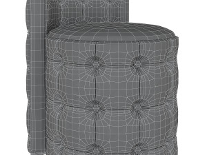 modern 11098 puffy chair 3D मॉडल