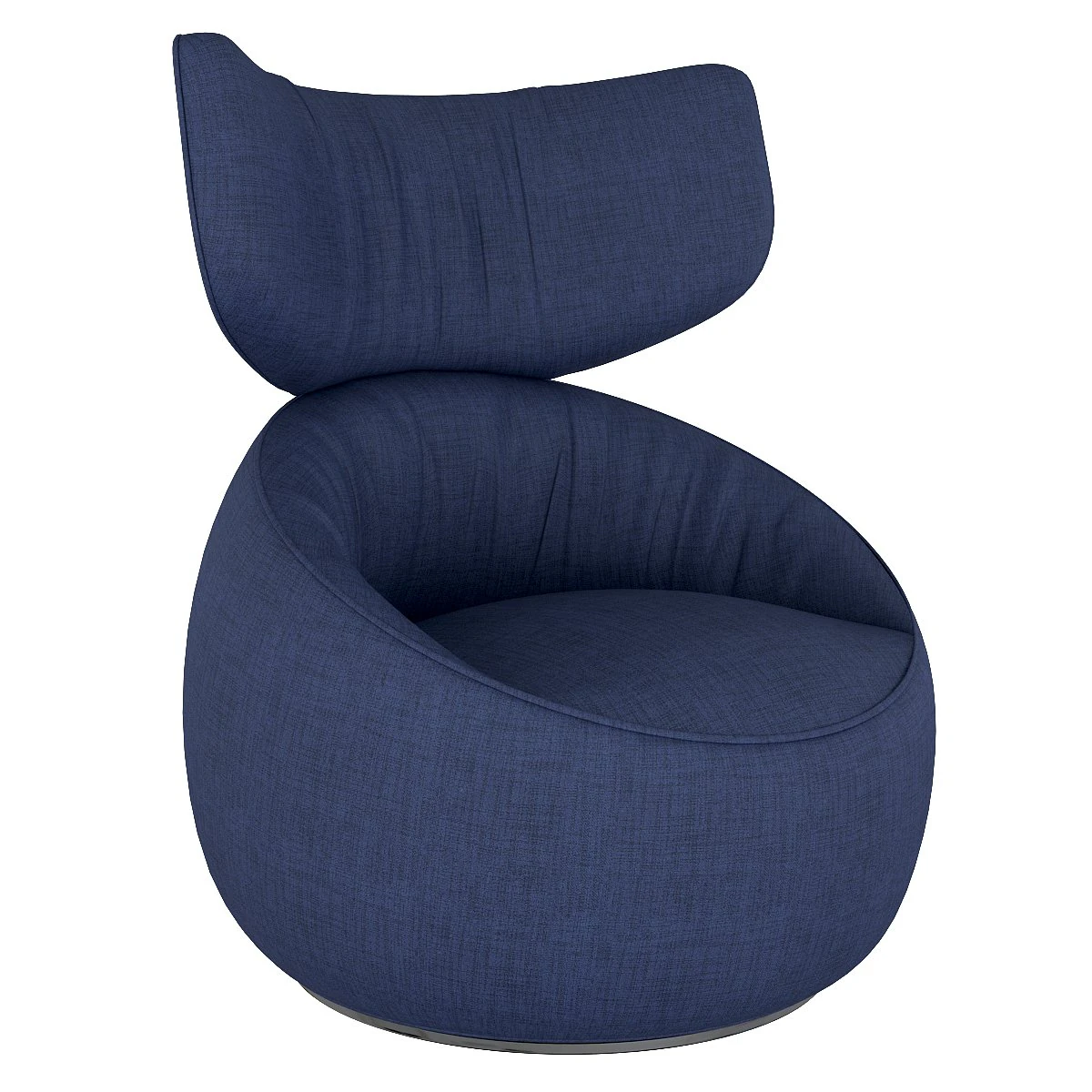 moooi-hana-low-back-armchair-wingback-liscio 3D Model .c4d .max .obj .3ds .fbx .stl .blend 