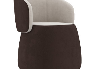 openest chick pouf whitesweep haworth 3D मॉडल