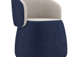 openest chick pouf whitesweep haworth 3D मॉडल
