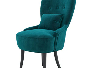 렘스타 안락의자 탈미라 짙은 녹색 3D 모델