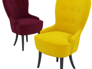 remsta-armchair-tallmyra-dark-green 3D Model