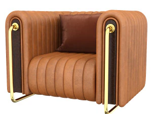 Fl&uuml;sse Sessel 3D Modell