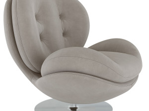 scoop khaki chairs 3D 모델