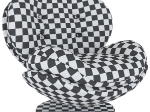 scoop khaki chairs 3D 모델