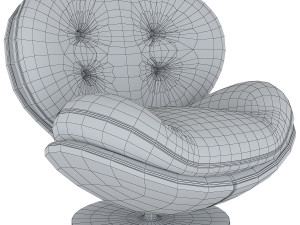 scoop khaki chairs 3D 모델