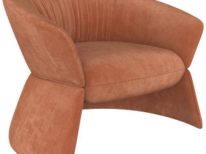 swale high armchair and designer furniture 3D Модель