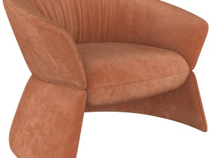 स्वेल हाई आर्मचेयर और डिजाइनर फर्नीचर 3D मॉडल