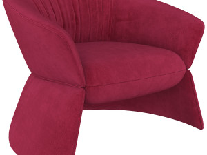 swale high armchair and designer furniture 3D Model