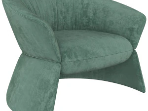 swale high armchair and designer furniture 3D Model