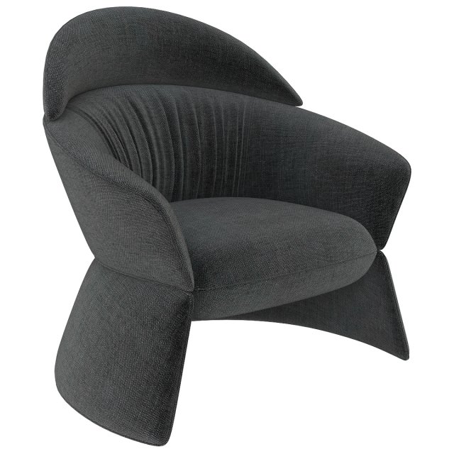 swale-high-armchair-and-designer-furniture 3D Model .c4d .max .obj .3ds .fbx .stl .blend 