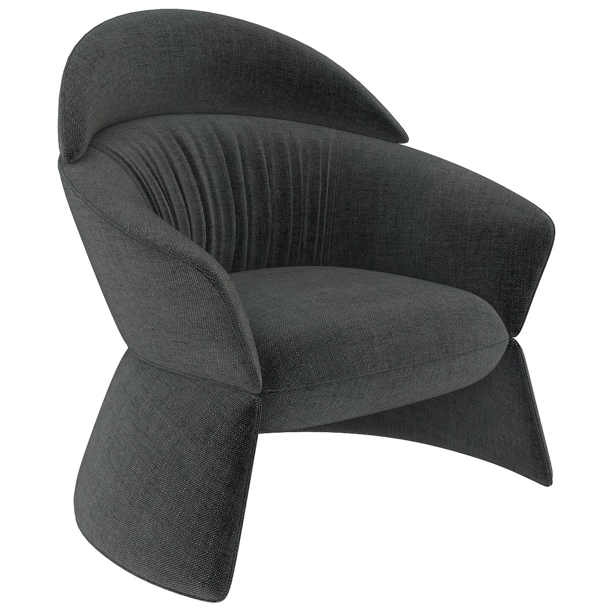 swale-high-armchair-and-designer-furniture 3D Model .c4d .max .obj .3ds .fbx .stl .blend 