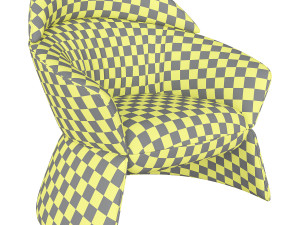 swale-high-armchair-and-designer-furniture 3D Model