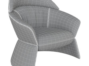 swale-high-armchair-and-designer-furniture 3D Model