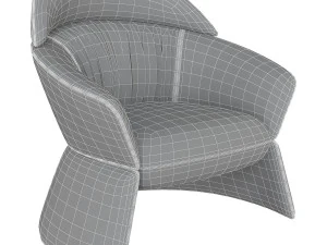 swale-high-armchair-and-designer-furniture 3D Model