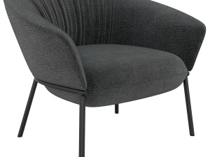swale high armchair and designer furniture 3D मॉडल