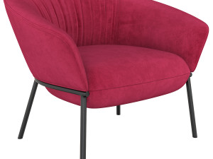 swale high armchair and designer furniture 3D मॉडल