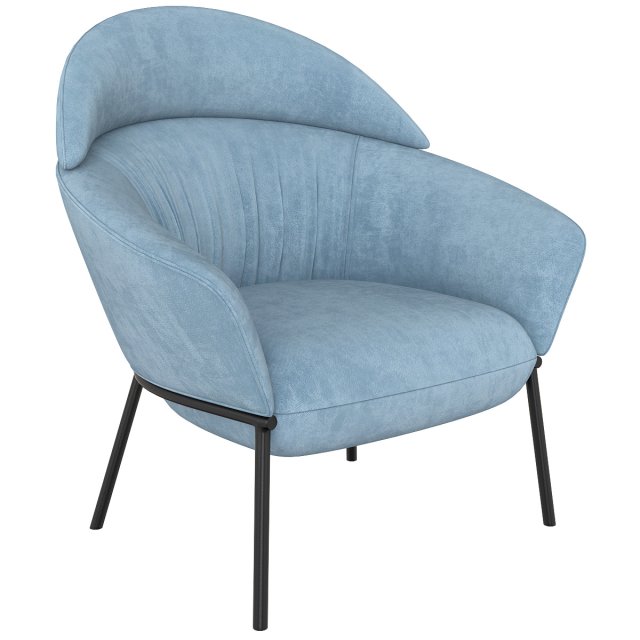 swale high armchair and designer furniture4 3D Model .c4d .max .obj .3ds .fbx .stl .blend 