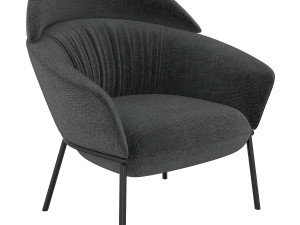 swale high armchair and designer furniture4 3D Model