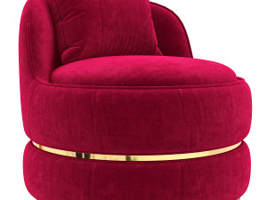 makeup-barrel-chair 3D 모델