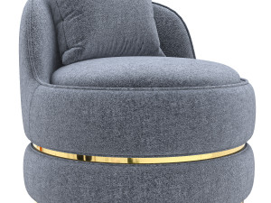 makeup-barrel-chair 3D मॉडल