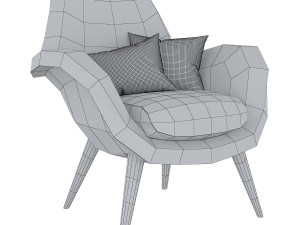 swoon lounge fredericia furniture Model 3D
