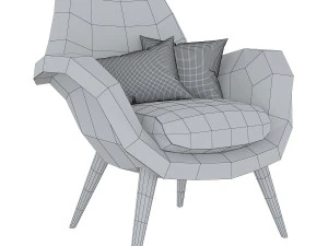 swoon lounge fredericia furniture 3D Model