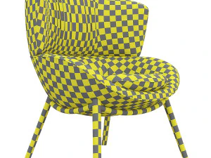 the big data lounge chair 3D Model