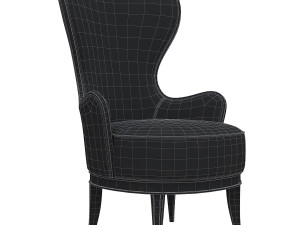 the chester chair charles saunders Model 3D