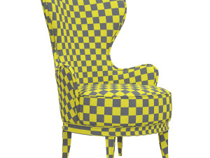 the chester chair charles saunders Model 3D
