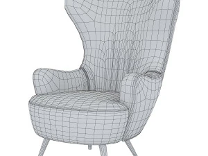 tom dixon wingback 3D Model