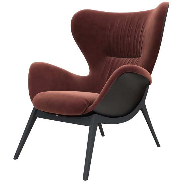 torre nirvana high back lounge chair Modèle 3D .c4d .max .obj .3ds .fbx .stl .blend 