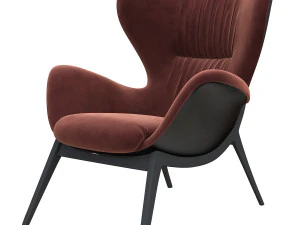 Torre Nirvana Loungesessel mit hoher R&uuml;ckenlehne 3D Modell