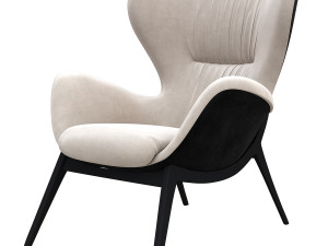 torre nirvana high back lounge chair Modèle 3D