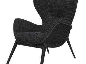 torre nirvana high back lounge chair Modèle 3D