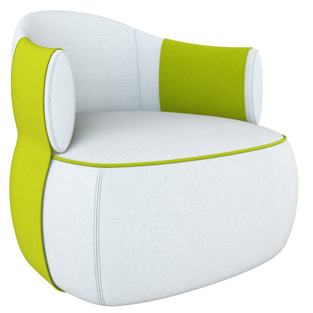 trussardicasalarziaarmchair 3D Model .c4d .max .obj .3ds .fbx .stl .blend 