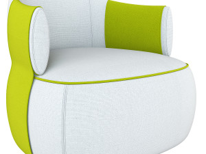 trussardicasalarziaarmchair Modèle 3D