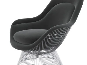 Vintage Warren Platner Knoll Sessel Ottomane 3D Modell