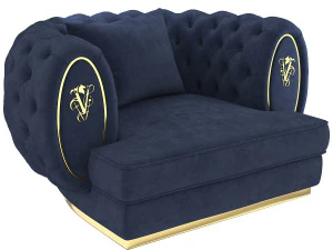 modernes Sofa M&ouml;bel Knopf Stuhl Sofa Klasse Einrichtung Modell Sessel Sofa Liege klassisch lang-s 3D Modell