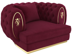 modern sofa furniture button chair sofa class furnishings model armchair sofa lounger classic long-s Model 3D