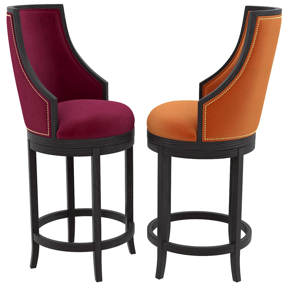 sprintz furniture barstools swivel counter stool 3D Model .c4d .max .obj .3ds .fbx .stl .blend 