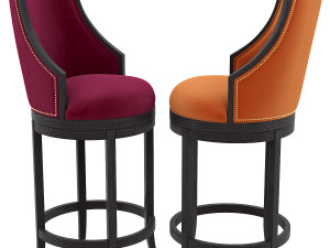 sprintz furniture barstools swivel counter stool 3D Модель