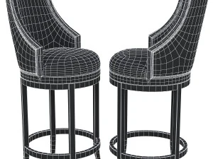 sprintz furniture barstools swivel counter stool 3D Model