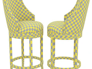 sprintz furniture barstools swivel counter stool 3D Model