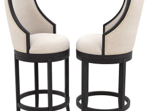 sprintz furniture barstools swivel counter stool 3D Model