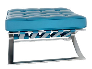 barcelona pouf nero knoll 3D Model
