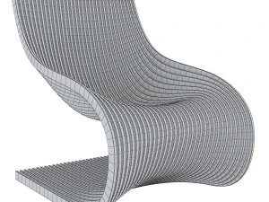 michael thonet rating chair 3D Model