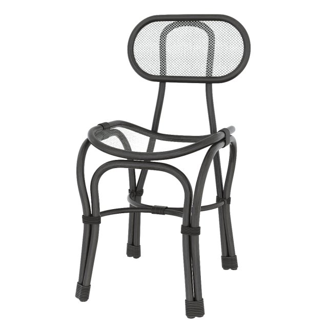 single rattan chair 3Dモデル .c4d .max .obj .3ds .fbx .stl .blend 