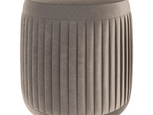 blooming ville pleat pouf Modèle 3D